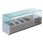 Polar G-serie opzetkoelvitrine 3x GN 1/3 en 1x GN 1/2, Verzenden, Nieuw in verpakking, Koelen en Vriezen