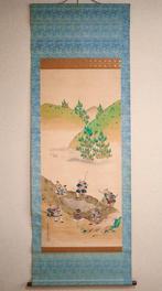 Samurai  - The Battle of Ishibashiyama - hanging scroll -
