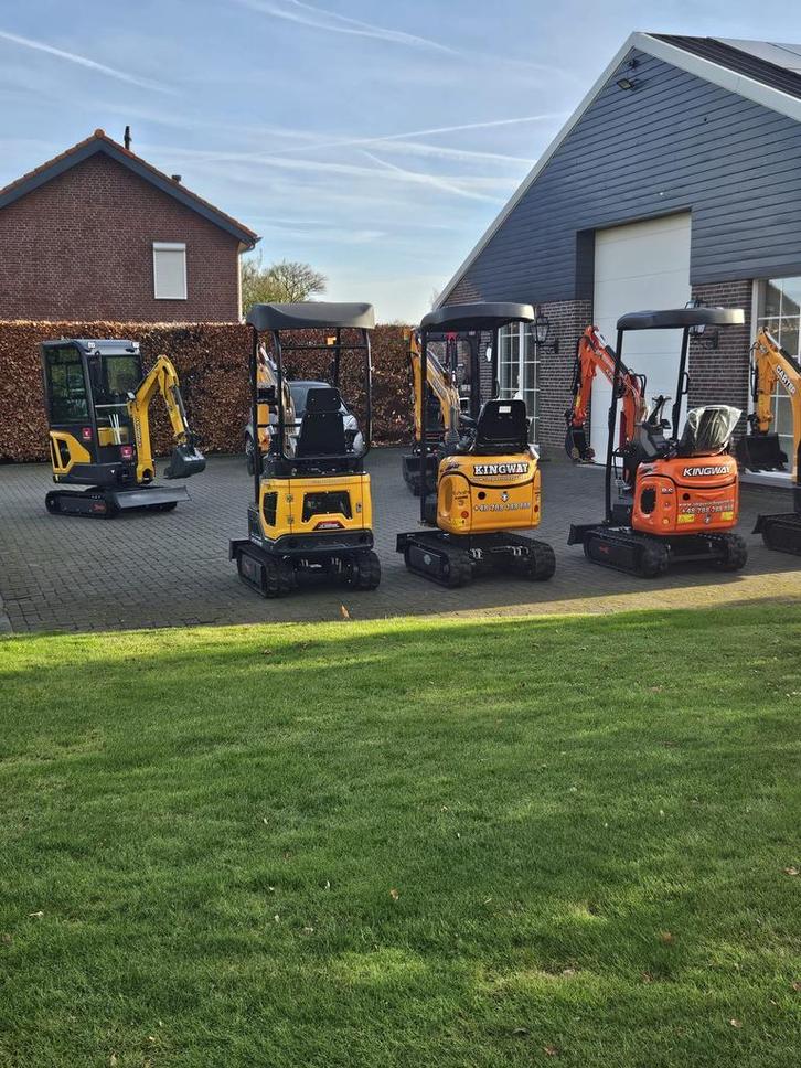 Kingway minigraafmachine minigraver graafmachine grote keus, Zakelijke goederen, Machines en Bouw | Kranen en Graafmachines, Graafmachine