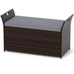 2dekans | Coast PE Rotan Opbergkist 125x56x71 cm – Rustiek, Huis en Inrichting, Ophalen of Verzenden, Nieuw