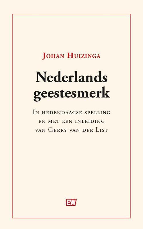 Nederlands geestesmerk / Elseviers politieke bibliotheek /, Boeken, Geschiedenis | Nationaal, Zo goed als nieuw, Verzenden