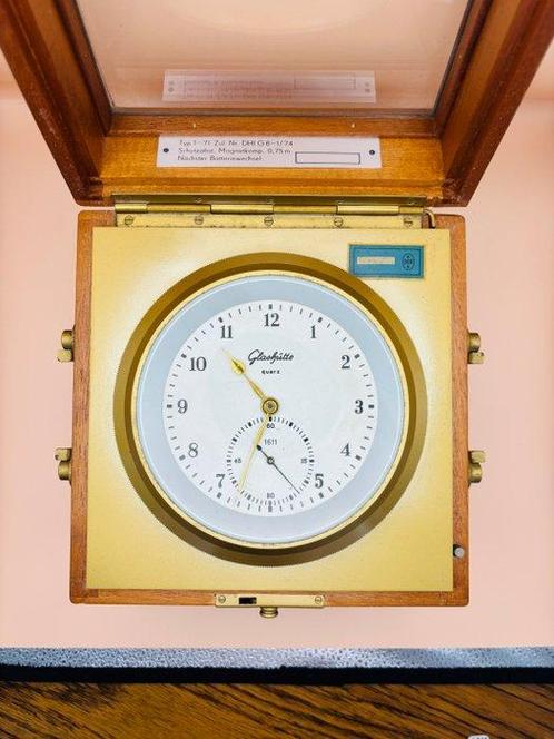 Chronomètre Marin - Glashütte Limburg - Bois, Laiton, Verre, Antiek en Kunst, Curiosa en Brocante