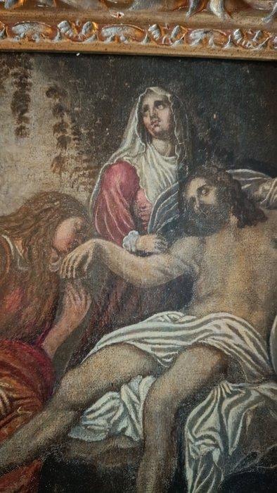 Franse school (XVIII) - Jesus descendu de la Croix, Antiek en Kunst, Kunst | Schilderijen | Klassiek