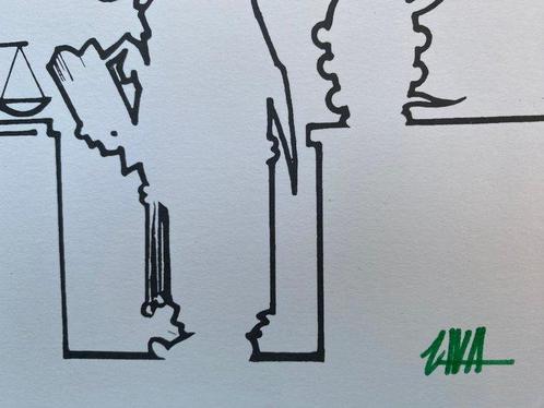 Cavandoli, Osvaldo - 1 Offset Print - La Linea - The, Boeken, Strips | Comics