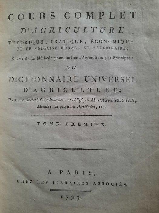 Rozier (Abbé) - Cours complet dAgriculture, Théorique,, Antiek en Kunst, Antiek | Boeken en Manuscripten