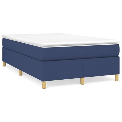 Bedframe 120x200 Blauw Stof | Retour Deal -35% | Outlet, Huis en Inrichting, Slaapkamer | Bedden, 120 cm, 200 cm, Blauw, Nieuw