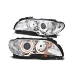 PHARES BMW E46 03-06 COUPÉ CABRIO ANGEL EYES CHROMÉ, Verzenden