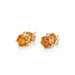 Zonder Minimumprijs - G&J - Oorstekers - 14 karaat Geel goud, Handtassen en Accessoires, Antieke sieraden