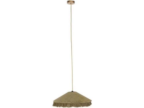 QAZQA Frills - Art Deco Hanglamp - Dimbaar - Groen - Ø 500, Huis en Inrichting, Woonaccessoires | Overige, Nieuw, Verzenden