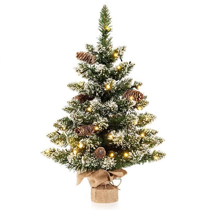 2dekans | Coast Kunstkerstboom Tafelmodel 64 cm Groen – Mini, Diversen, Kerst, Ophalen of Verzenden