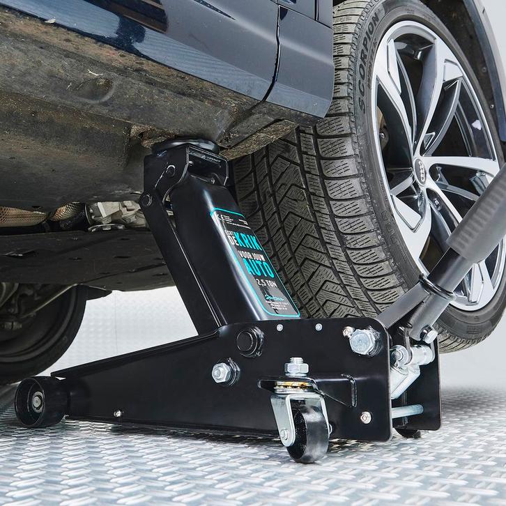 Datona Autokrik 2,5 ton + set assteunen + kruissleutel -, Auto diversen, Krikken, Ophalen of Verzenden