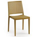 Stoel | Kunststof | Zandkleurig | In-/Outdoor |, Zakelijke goederen, Verzenden, Nieuw in verpakking