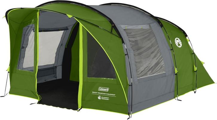 2dekans | Coleman Rocky Mountain 5 Blackout familietent – 5, Caravans en Kamperen, Tenten, Ophalen of Verzenden