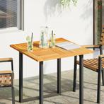 vidaXL Tafelblad vierkant 80x80x2,2 cm massief acaciahout, Verzenden