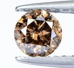 Diamant - 0.45 ct - Natural Fancy Intense Orangy Brown - I1