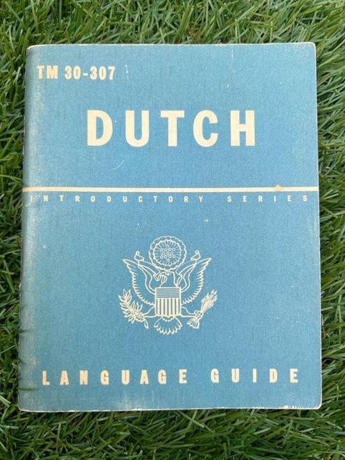 WW2 US Army Issue Soldiers Dutch Language Guide - Airborne -, Collections, Objets militaires | Seconde Guerre mondiale