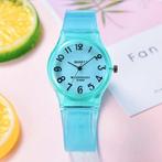 Transparant Candy Jelly Horloge Dames - Waterdicht Siliconen, Verzenden