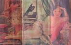 Wuxi Silk Company  - de vrouw in een nertsenmantel, Verzamelen, Verzenden, Nieuw, Overige onderwerpen, Met lijst