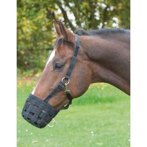 Muilkorf / eetrem nylon, zwart, volbloed cob - kerbl, Animaux & Accessoires, Chevaux & Poneys | Autres trucs de cheval