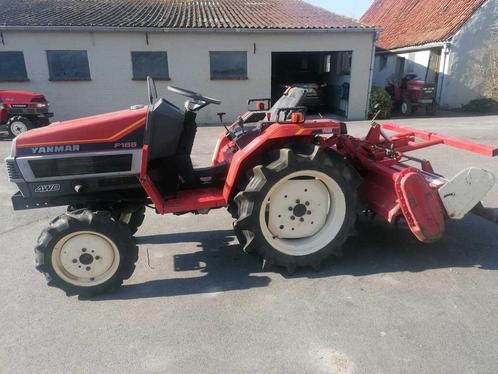 Yanmar F165 Vierwielaangedreven Minitractor met grondfrees, Zakelijke goederen, Landbouw | Tractoren