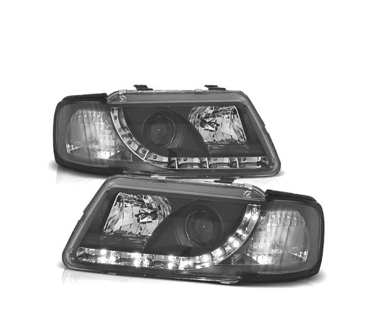 PHARES AUDI A3 8L 96-00 DAYLIGHT FOND NOIR, Autos : Pièces & Accessoires, Éclairage, Envoi