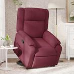 vidaXL Fauteuil inclinable rouge bordeaux tissu, Verzenden