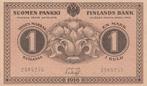 1916 Au Europe Finland P 19 1 Markka, Postzegels en Munten, Bankbiljetten | Europa | Niet-Eurobiljetten, Verzenden, België