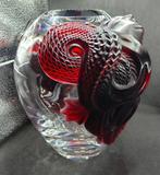 Lalique - Vase - Dragon Rouge - édition limitée - Cristal