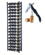 Lendo Online Porte-bouteilles Vin 64 Bouteilles Métal Noir, Maison & Meubles