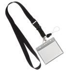 Fako Bijoux® - Keycord + Badgehouder Plastic XL -, Verzenden