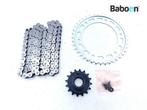 Ketting Set Honda CBR 600 RR 2007-2012 (CBR600RR PC40), Motoren, Verzenden, Gebruikt