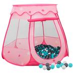 vidaXL Kinderspeeltent met 250 ballen 102x102x82 cm roze, Kinderen en Baby's, Speelgoed | Buiten | Speeltoestellen, Verzenden