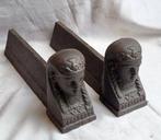 Victoriaanse set van unieke vuurbokken (Andirons, Firedogs &