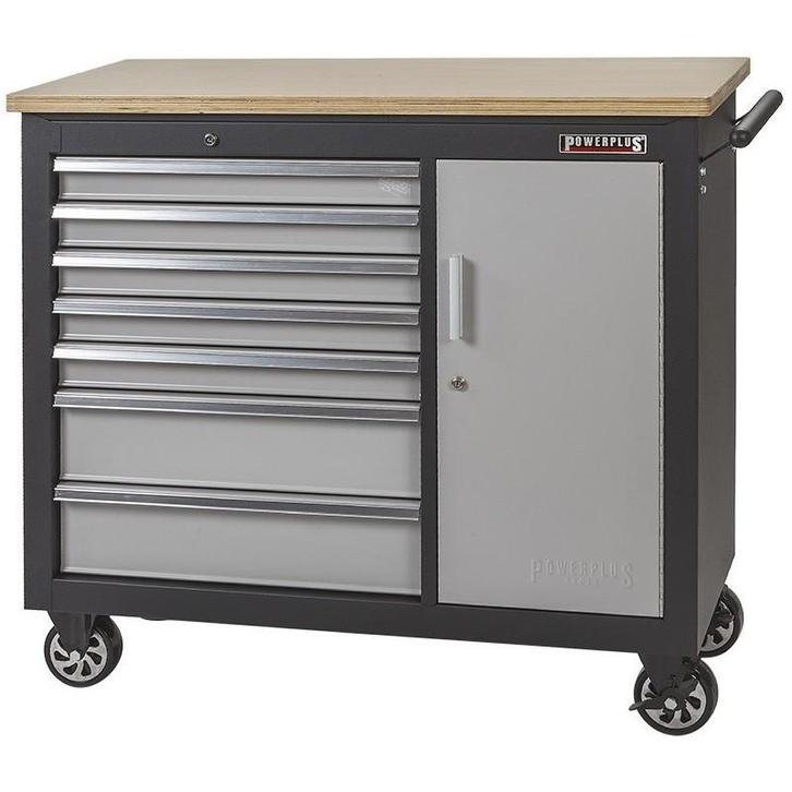 Grote professionele gereedschapswagen – werkbank op wielen –, Bricolage & Construction, Établis, Enlèvement ou Envoi