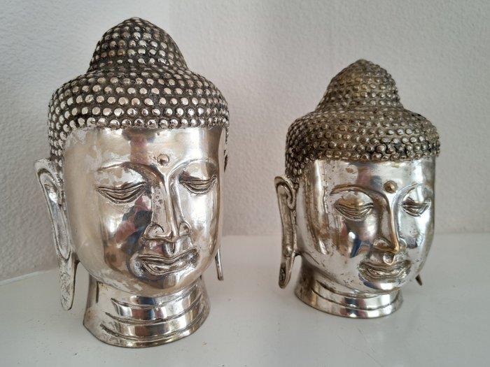 Boeddha hoofden - Statue - Asie (Sans Prix de Réserve), Antiek en Kunst, Kunst | Niet-Westerse kunst