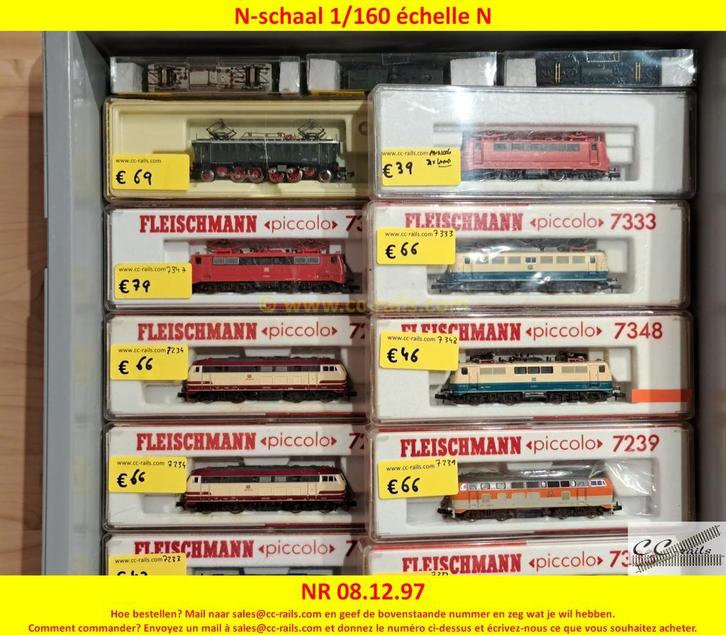 Matériel échelle N 1/160 locomotives, wagons, coffrets, ..., Hobby & Loisirs créatifs, Trains miniatures | Échelle N, Enlèvement ou Envoi
