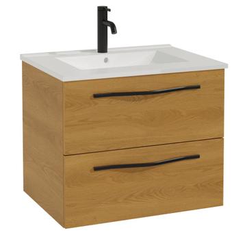 Badkamermeubel Set Reno 60cm - Eiken - Badmeubel
