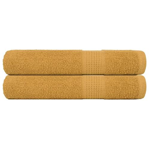 vidaXL Saunahanddoeken 2 st 80x200 cm 360 g/m² 100% katoen, Maison & Meubles, Salle de bain | Linge de bain & Accessoires, Envoi