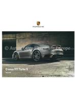 2020 PORSCHE 911 TURBO S HARDCOVER BROCHURE PORTUGEES, Nieuw