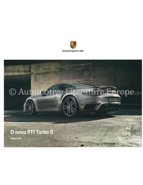 2020 PORSCHE 911 TURBO S HARDCOVER BROCHURE PORTUGEES, Boeken, Auto's | Folders en Tijdschriften