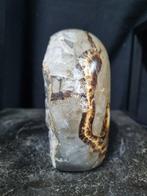 XXL Septaria, Septarie sculpture - Hoogte: 130 mm - Breedte:, Verzamelen, Mineralen en Fossielen