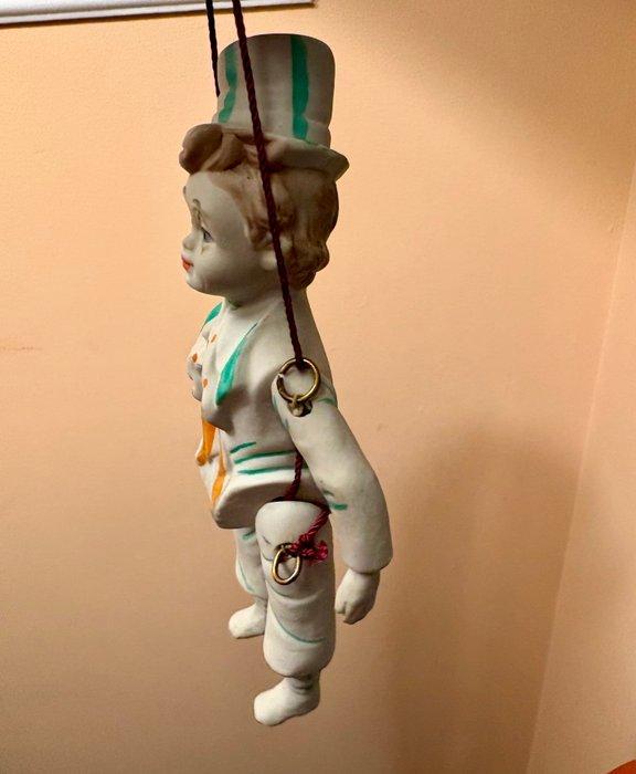Marionet - porselein biscuit - 1940-1950, Antiquités & Art, Curiosités & Brocante