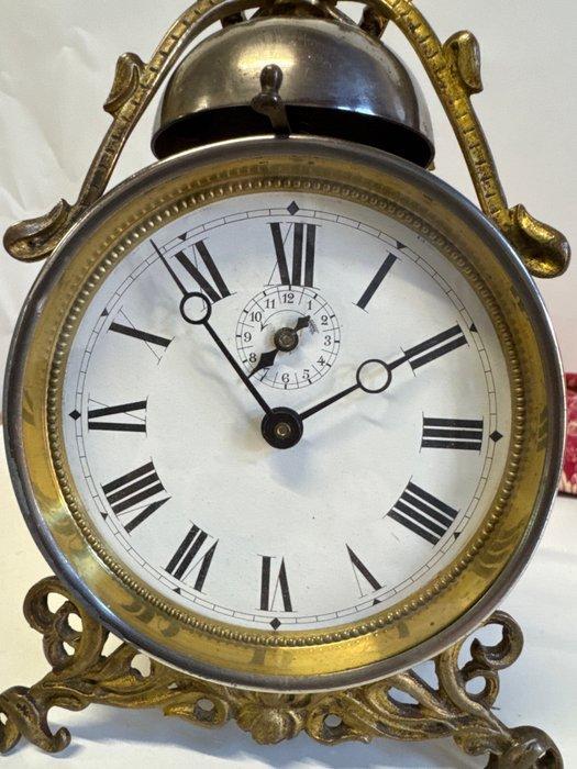Wekker - Messing - 1880-1920, Antiek en Kunst, Antiek | Klokken