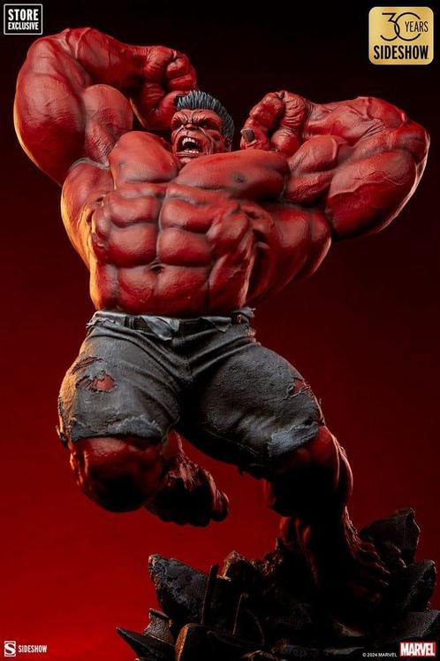 Marvel Premium Format Statue Red Hulk: Thunderbolt Ross 74 c, Verzamelen, Film en Tv, Ophalen of Verzenden