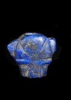 West-Aziatisch Lapis Lazuli Zoomorfe hoofdamulet (Zonder, Antiek en Kunst