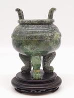 Wierookbrander - Steen, Hout - Brander in pietra dura, Antiek en Kunst