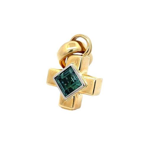 Hanger - 18 karaat Geel goud, Witgoud - 5.22ct. tw., Handtassen en Accessoires, Antieke sieraden