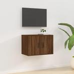 vidaXL Tv-wandmeubel 57x34,5x40 cm bruin eikenkleur, Huis en Inrichting, Kasten |Televisiemeubels, Verzenden, Nieuw
