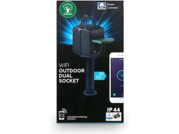 Veiling - 2x LSC Smart Connect outdoor duo-stopcontact, Tuin en Terras, Overige Tuin en Terras
