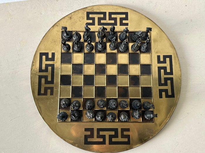Schaakspel - Metaal, Antiek en Kunst, Curiosa en Brocante